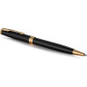 Подарочный набор PARKER: Шариковая ручка PARKER SONNET BLACK LACQUER GT + чехол из экокожи 2018972